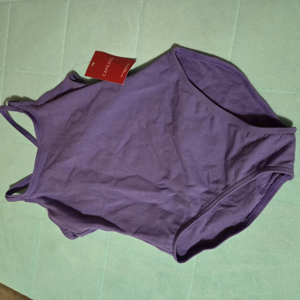 Capezio Purple Child Large Leotard New With Tag